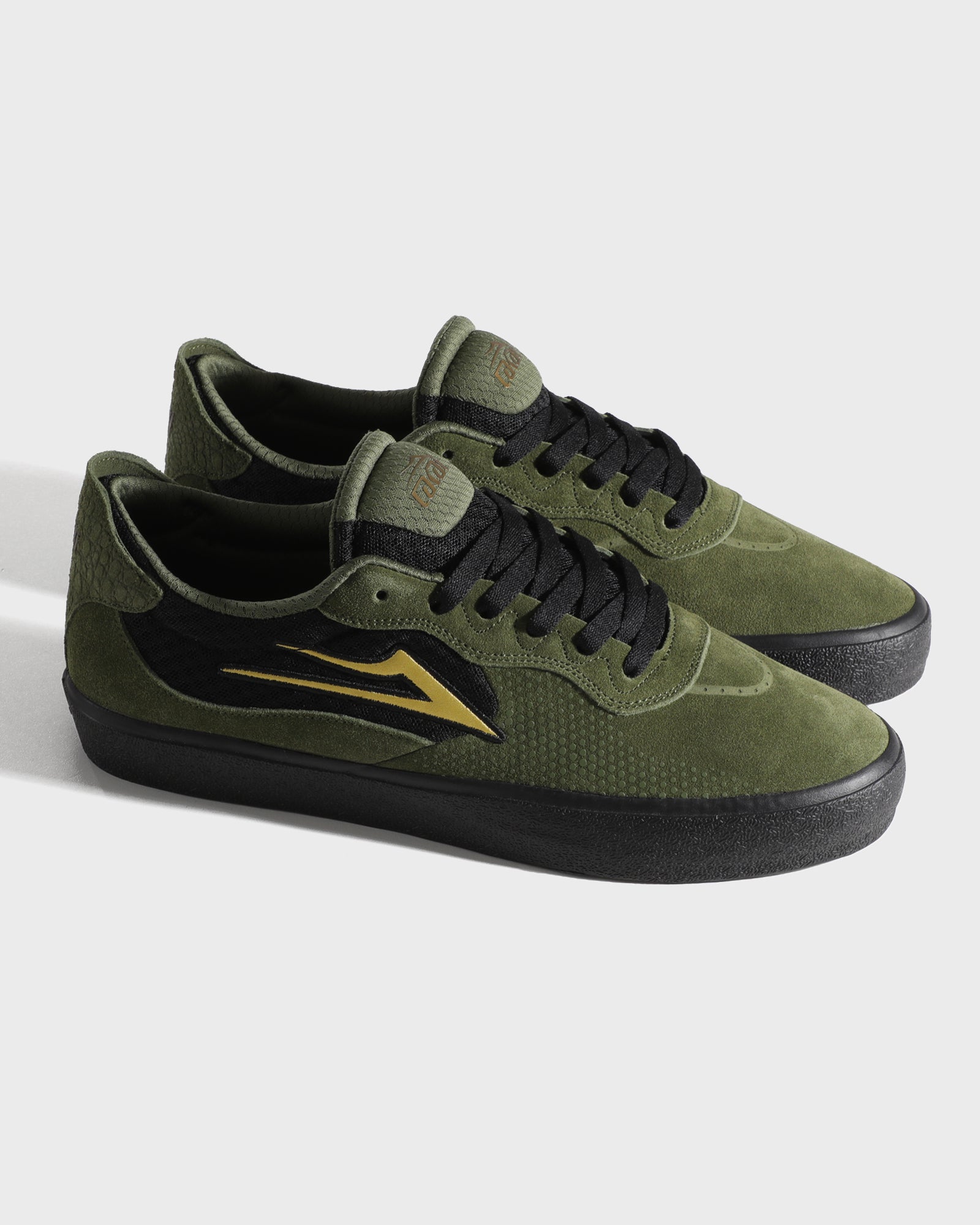 lakai-essex-skate-schuh-black-gator-gold image 2
