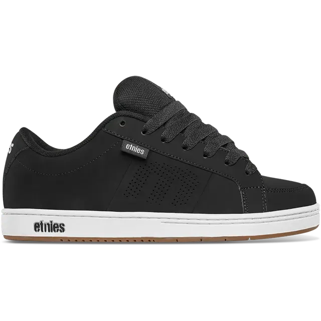 etnies-kingpin-skate-schuh-black-white-gum image 1