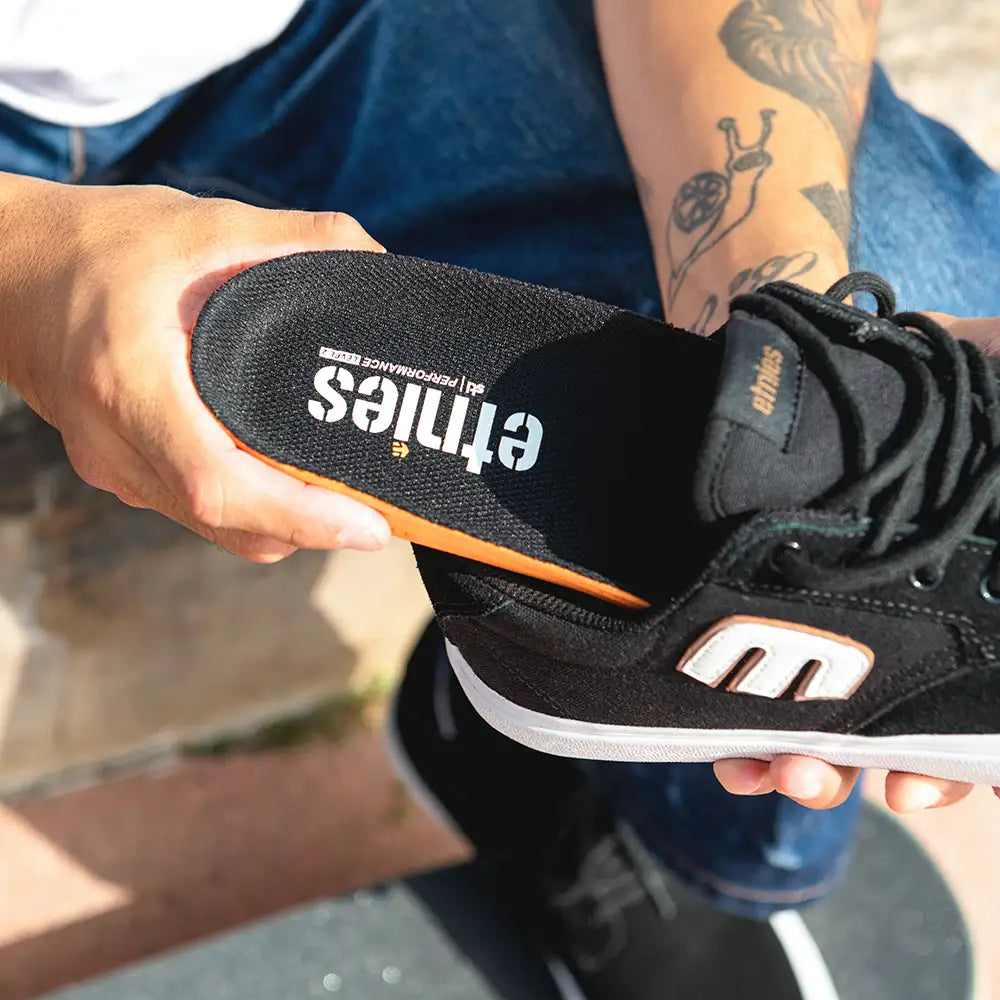 etnies-barge-plus-skate-schuh-suede-canvas image 8