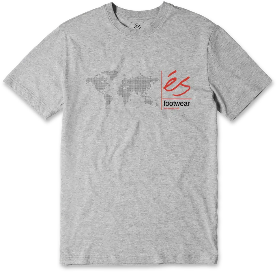 s-digi-map-t-shirt-grey-heather image 1