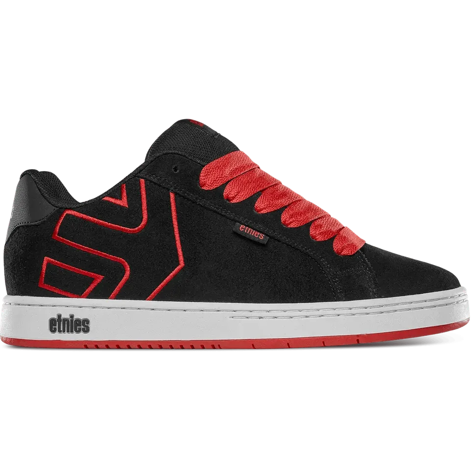 etnies-fader-skate-schuhe-black-red image 1