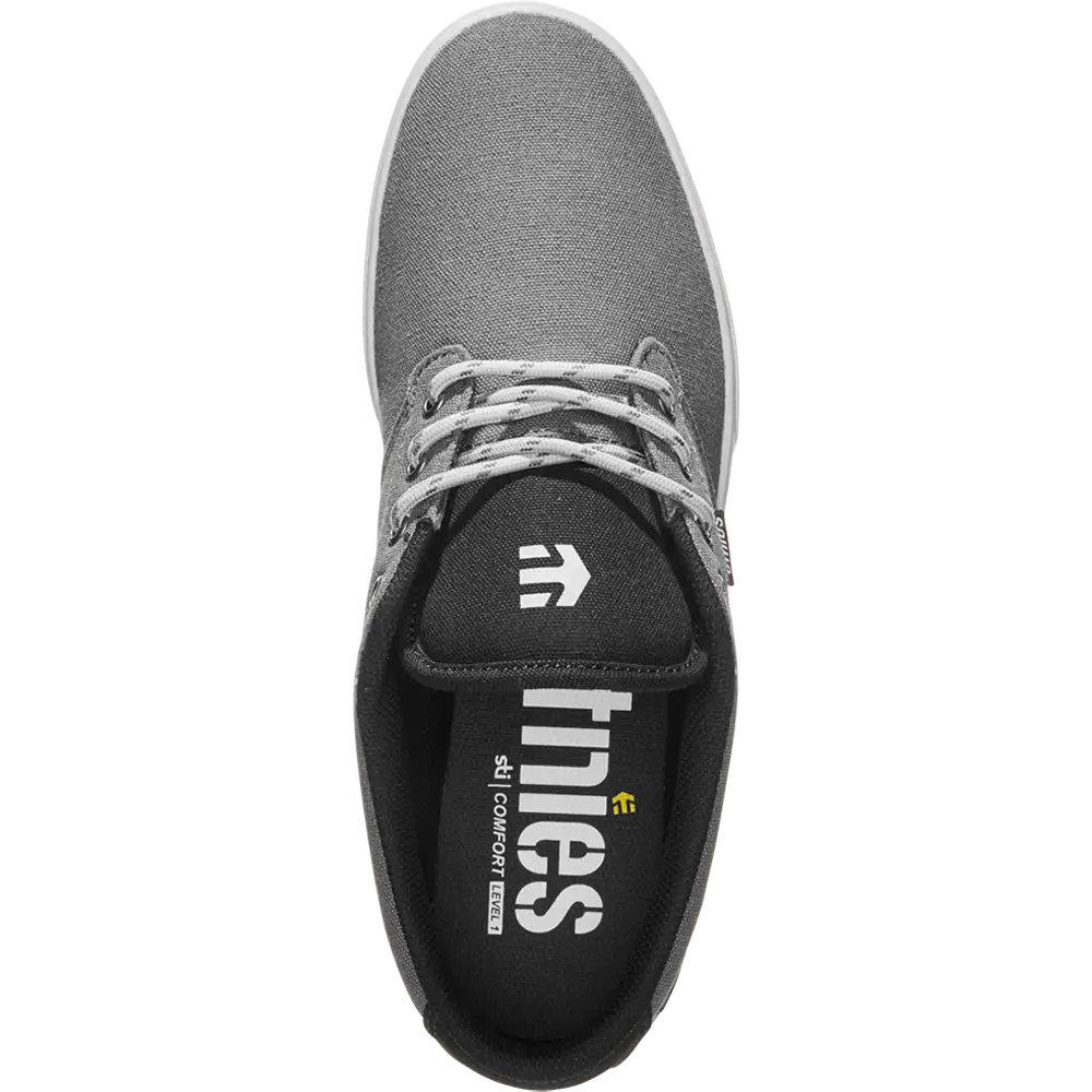 etnies-jameson-2-eco-low-top-skate-schuh-dark-grey-black-red image 2