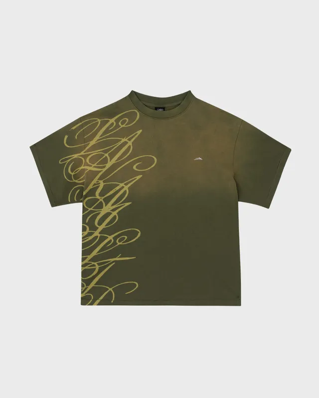 lakai-boxy-tee-signature-print-sunfaded-green image 1