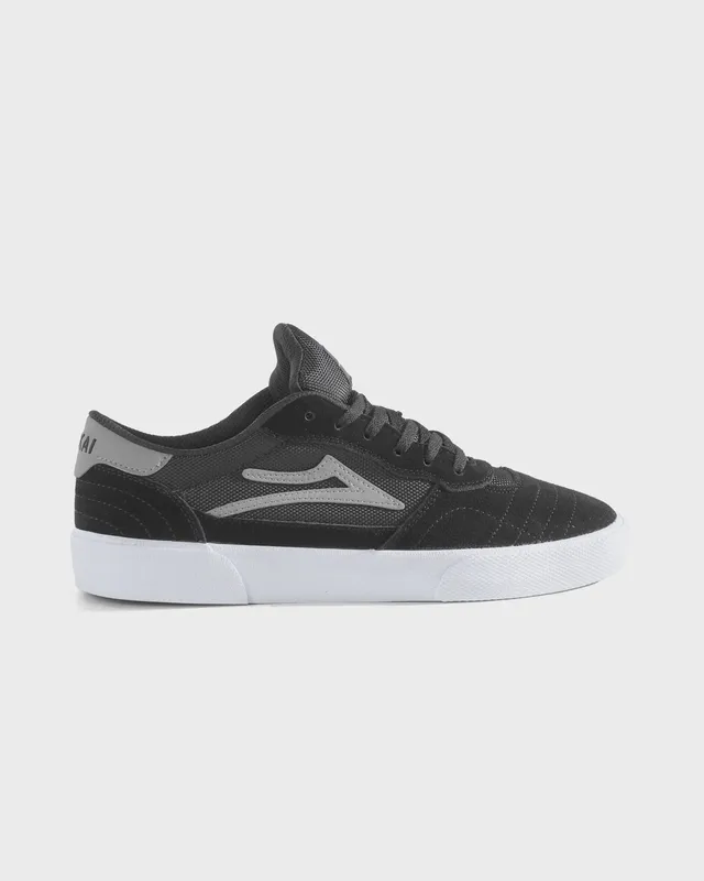 lakai-cambridge-skate-schuh-black-grey-suede image 1