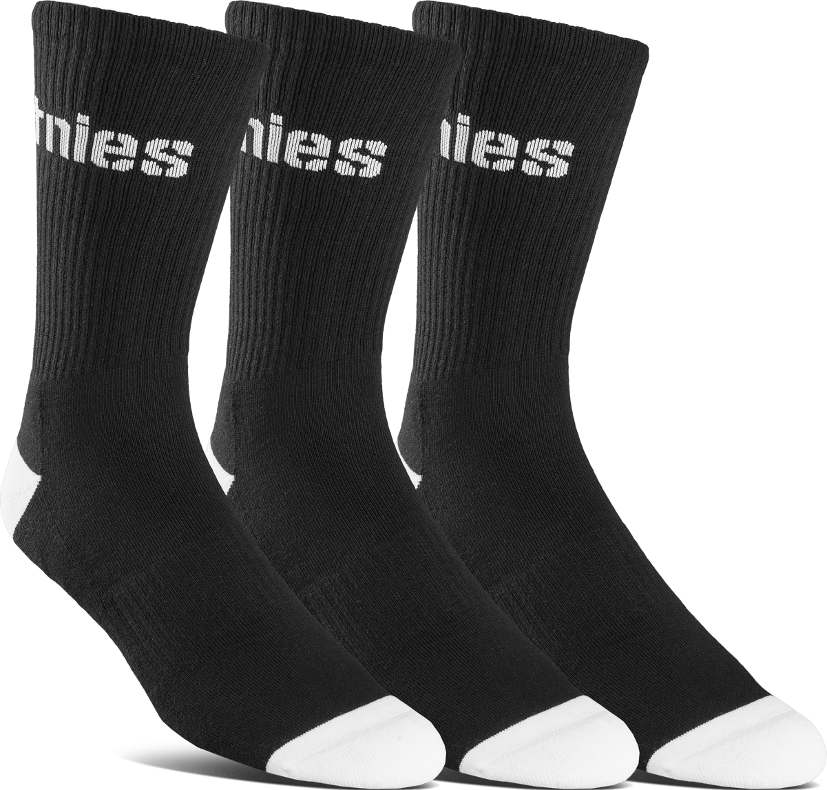 etnies-stencil-icon-sock-3-pack-socken-black image 1