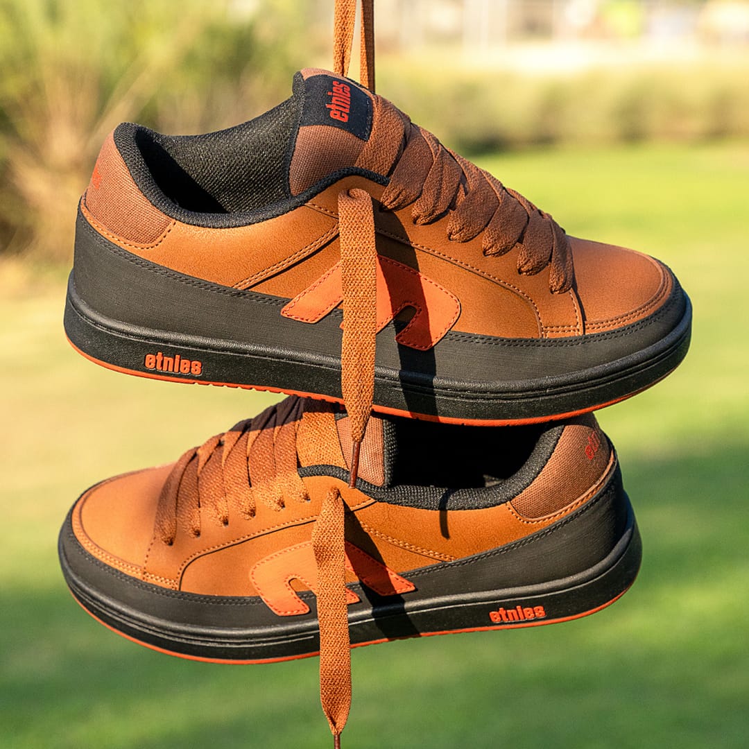 etnies-kingpin-2k-skate-schuhe-black-brown image 2