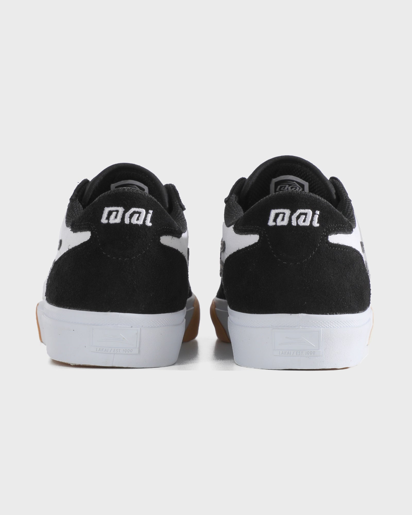 lakai-manchester-skate-schuhe-black-white-gum-toe image 2