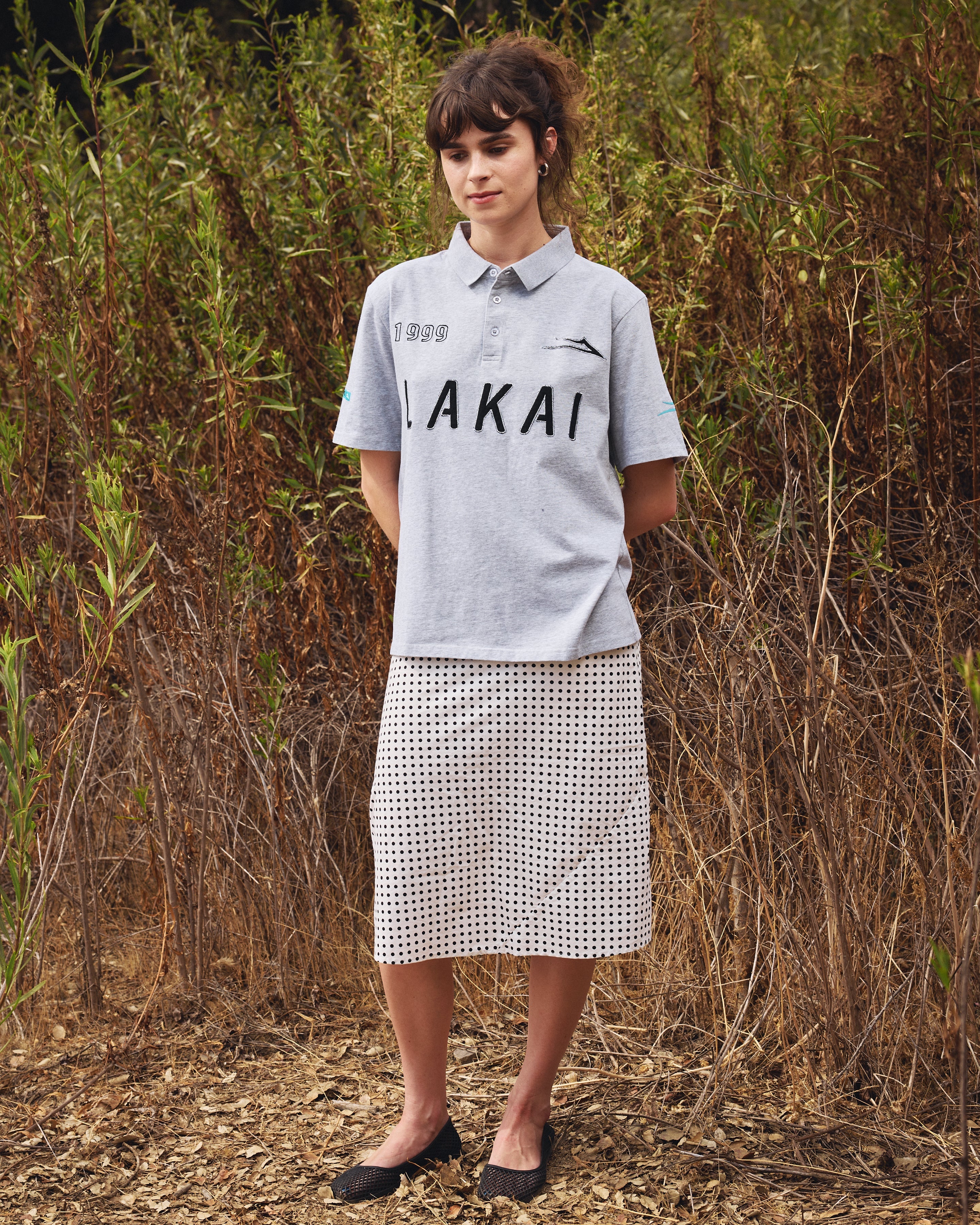 lakai-players-polo-shirt-heather-grey image 2