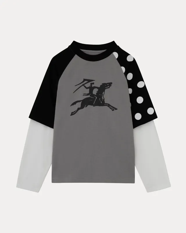 lakai-double-layer-raglan-longsleeve-black-grey-white image 1