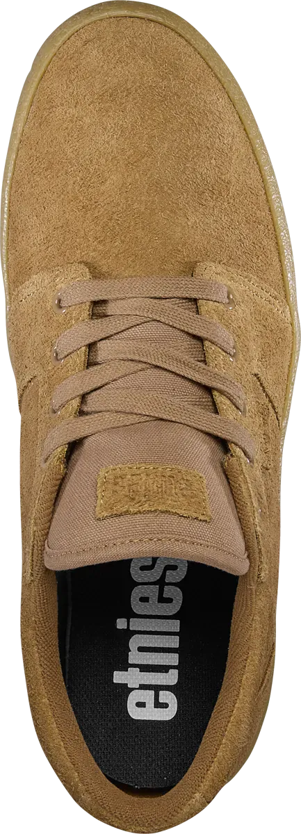 etnies-barge-ls-premium-skate-schuh-brown-hairy-suede image 2