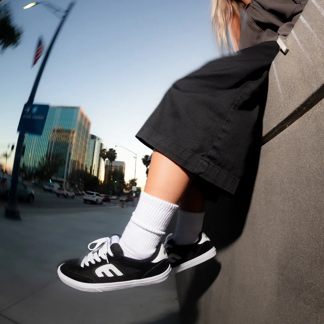 etnies-locut-vulc-black-white-skate-schuh image 4