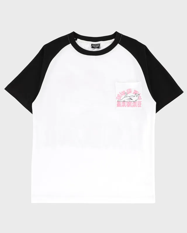 lakai-x-ripndip-raglan-ss-tee-white-black image 1