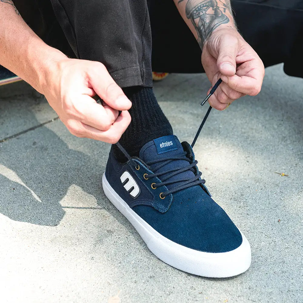 etnies-barge-plus-skate-schuh-suede-canvas image 7