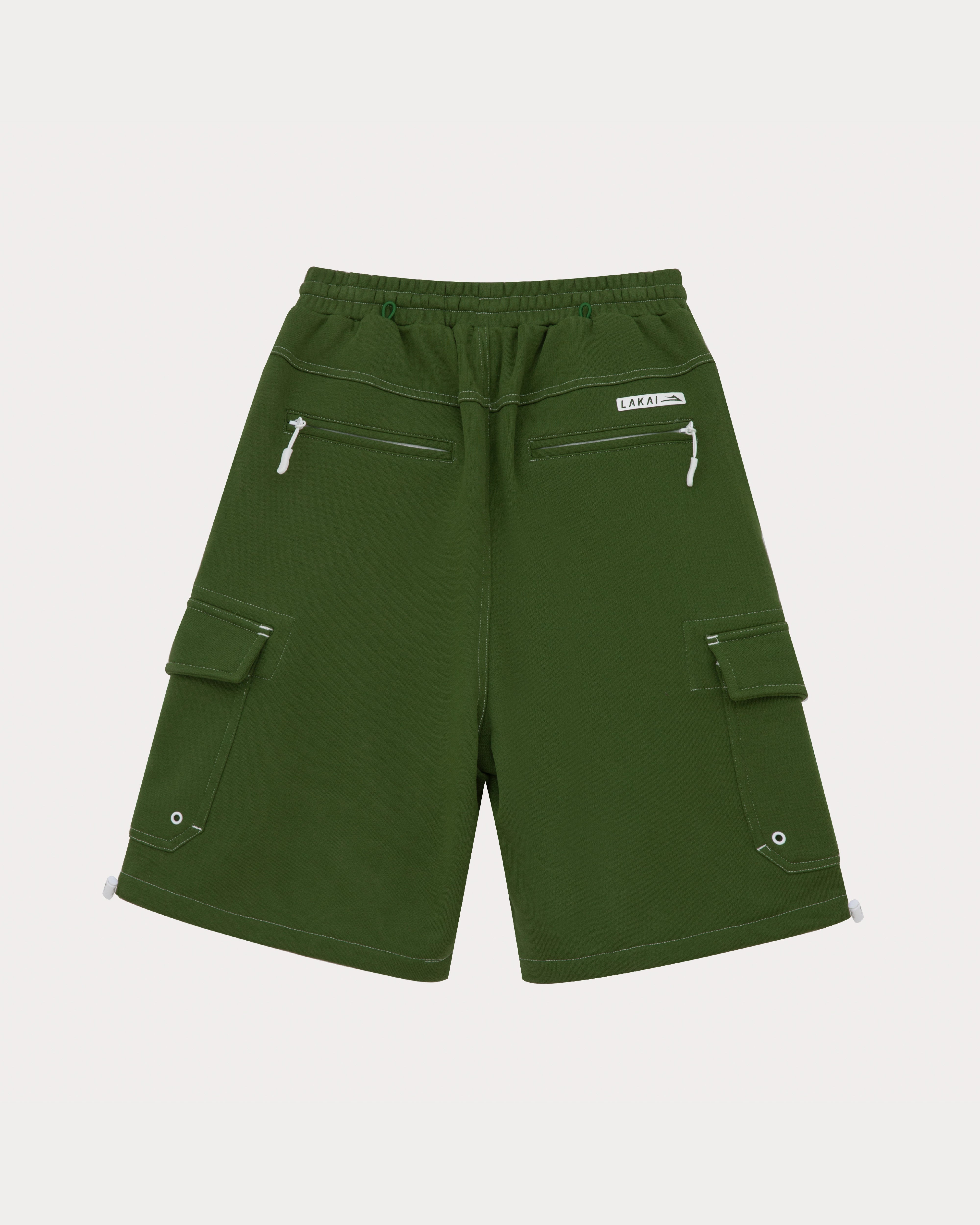 lakai-cargo-sweatshorts-cypress-skate-shorts image 2