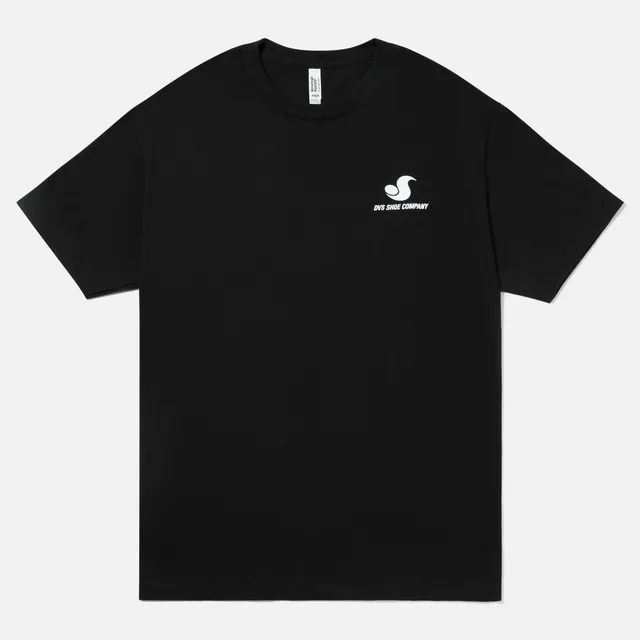 dvs-icon-tee-t-shirt-baumwolle-schwarz-logo-print image 1