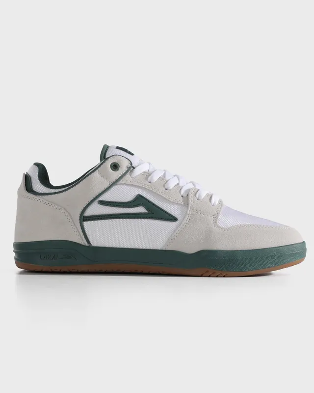 lakai-telford-low-elite-skate-schuh-white-suede image 1