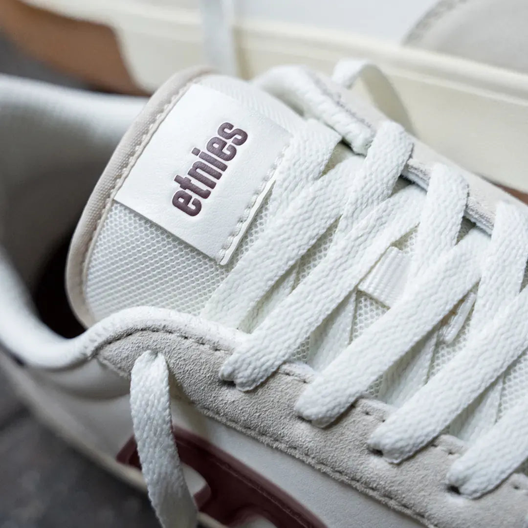 etnies-emerson-skate-schuhe-tan-white-suede-leder image 5
