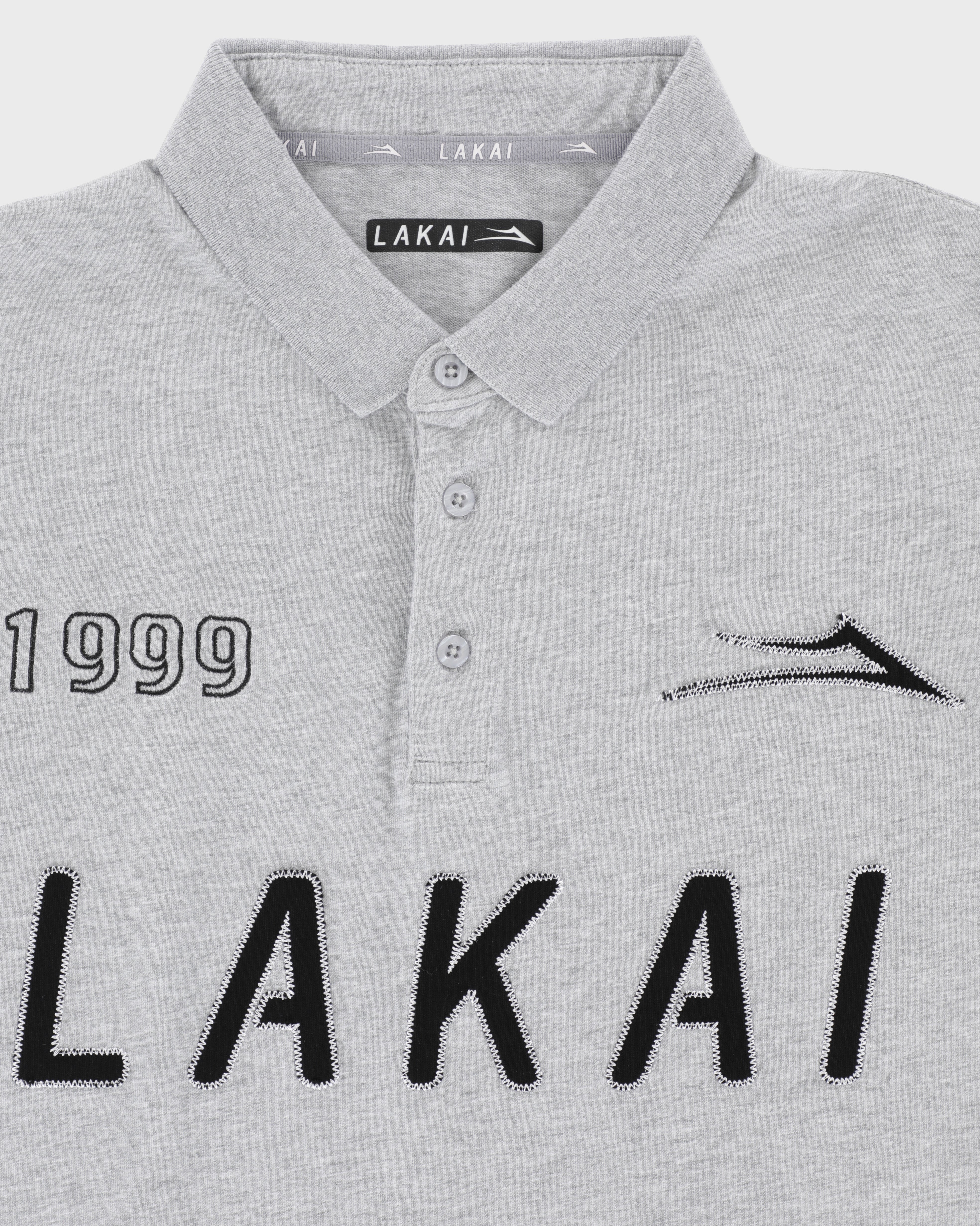 lakai-players-polo-shirt-heather-grey image 4
