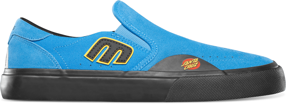 etnies-lo-cut-slip-x-santa-cruz-slip-on-blau image 1