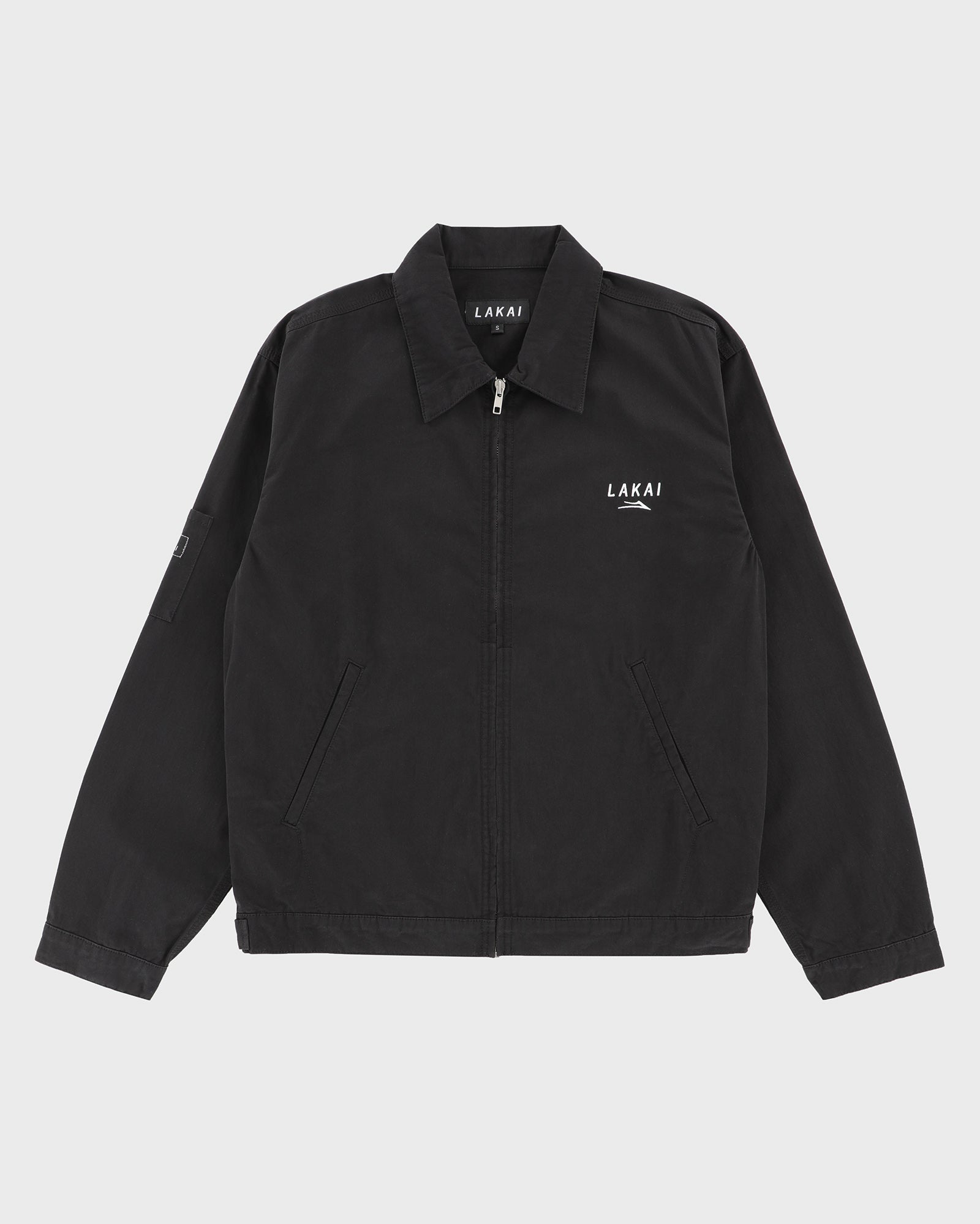lakai-lightweight-work-jacket-black-bergangsjacke image 1