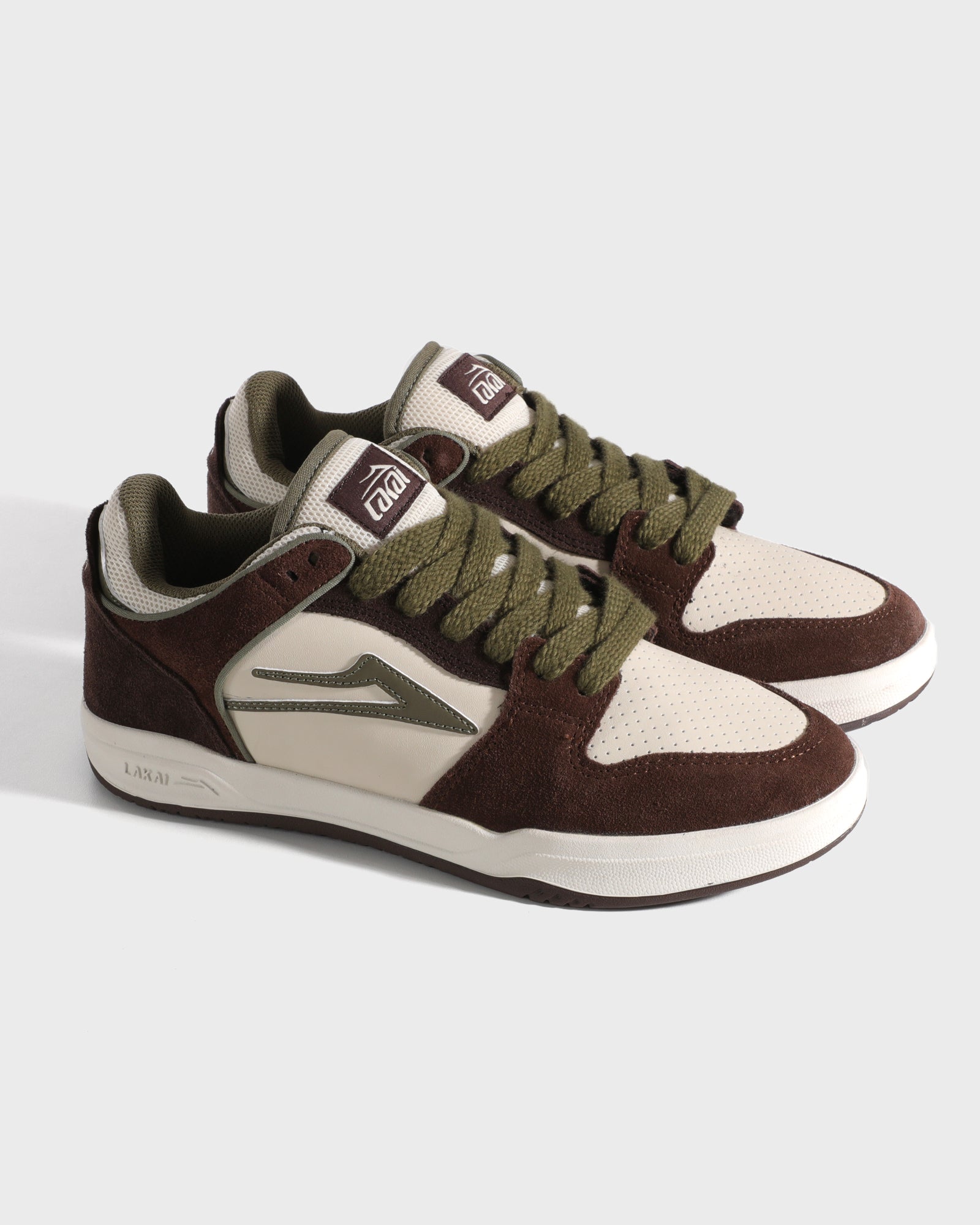 lakai-telford-low-skate-schuh-chestnut-suede-birch-brown image 2