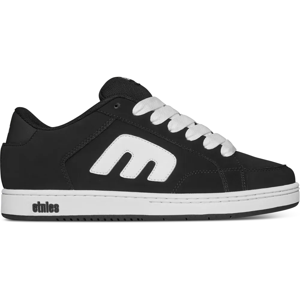 etnies-kingpin-2k-skate-schuhe-black-white image 1