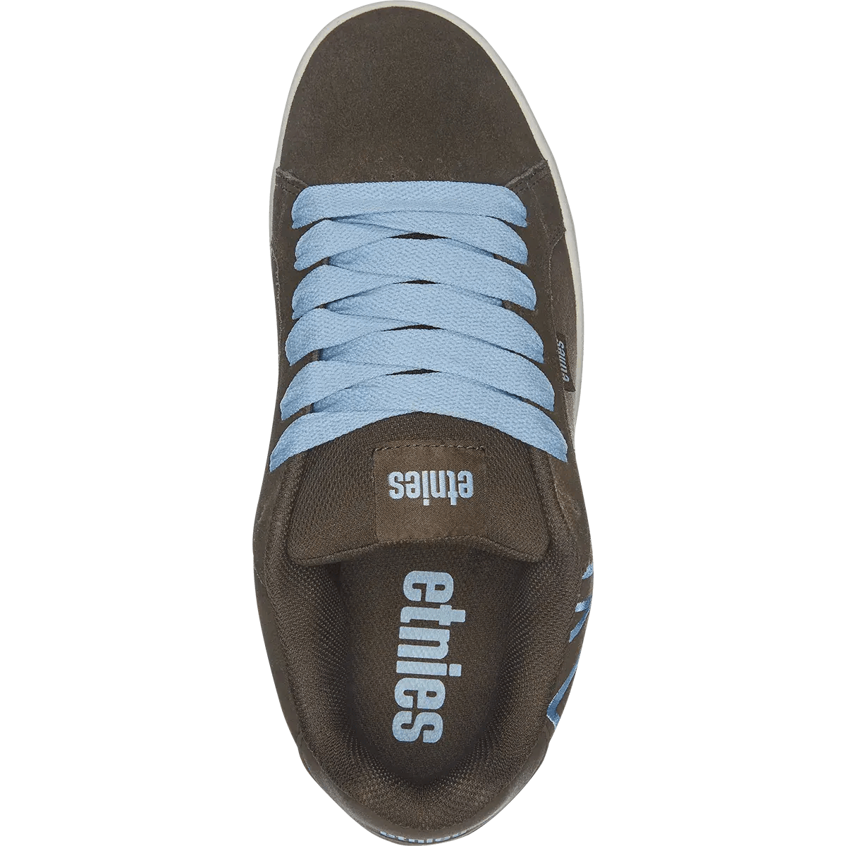 etnies-fader-skate-sneaker-brown-blue-suede image 2