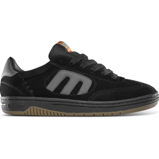 etnies-locut-x-apache-skate-schuh-black-grey-gum image 1