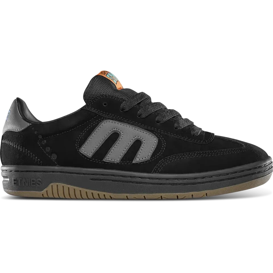 etnies-locut-x-apache-skate-schuh-black-grey-gum image 1