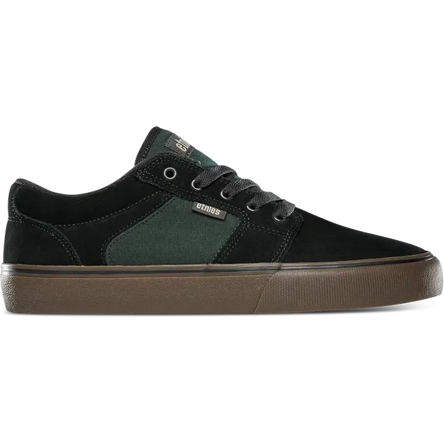 etnies-barge-ls-skate-schuhe-low-top-black-brown-green image 1