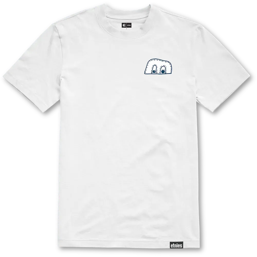 etnies-x-fos-t-shirt-white-navy-top image 1