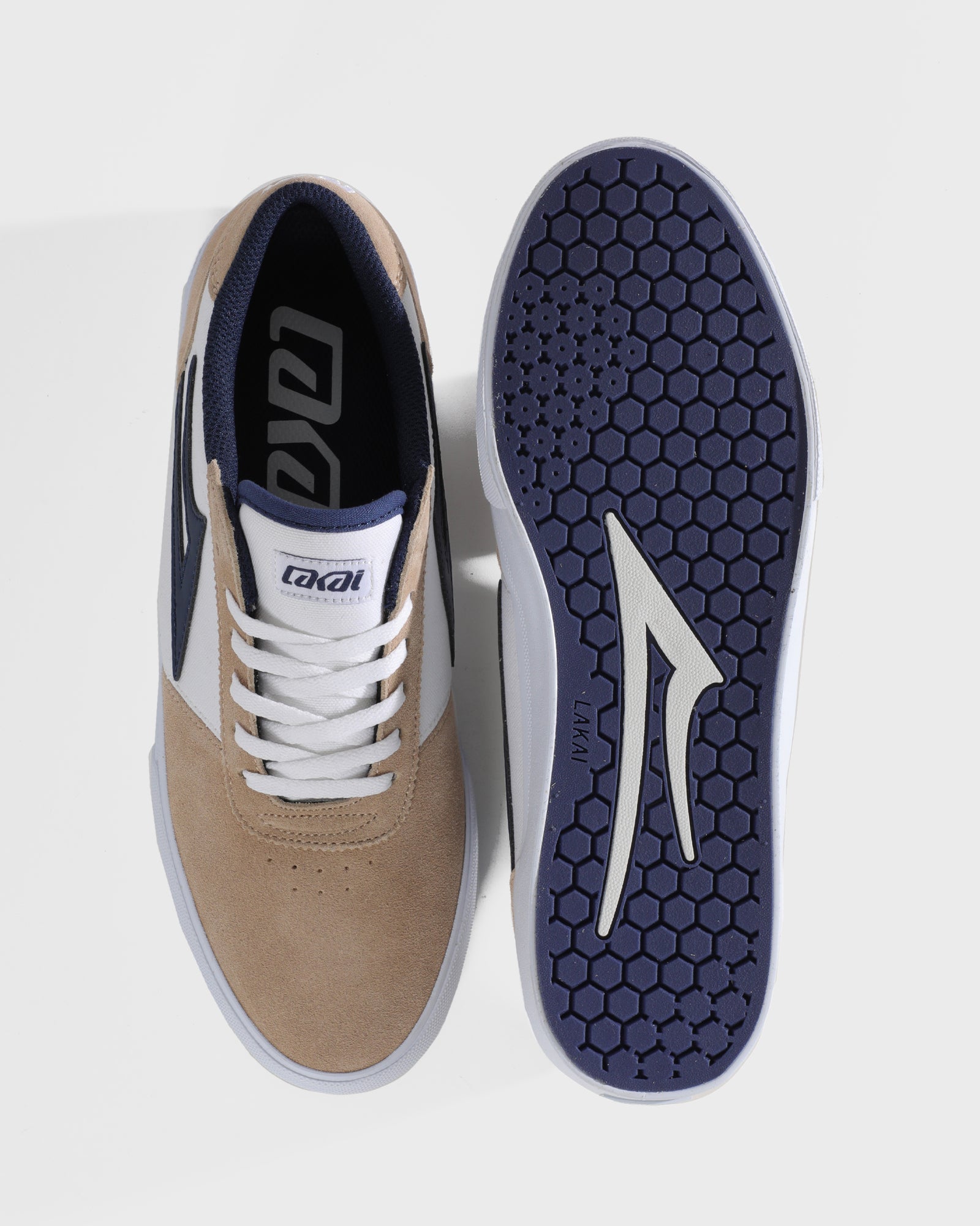 lakai-manchester-white-tan-navy-skateschuh image 3