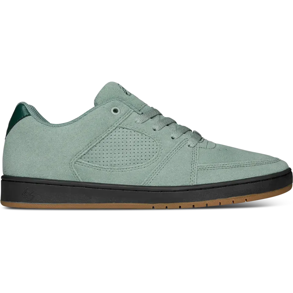 s-accel-slim-skate-schuh-green-black-lowtop image 1