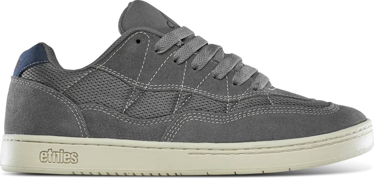 etnies-snake-chunky-skate-schuh-dark-grey-suede-mesh image 1