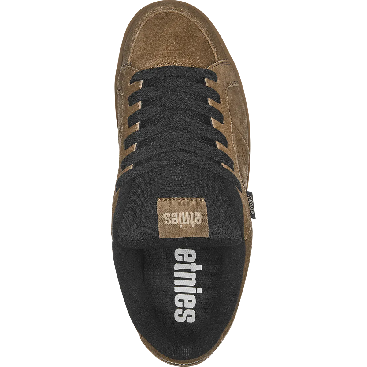 etnies-kingpin-skate-schuh-brown-tan-black image 3