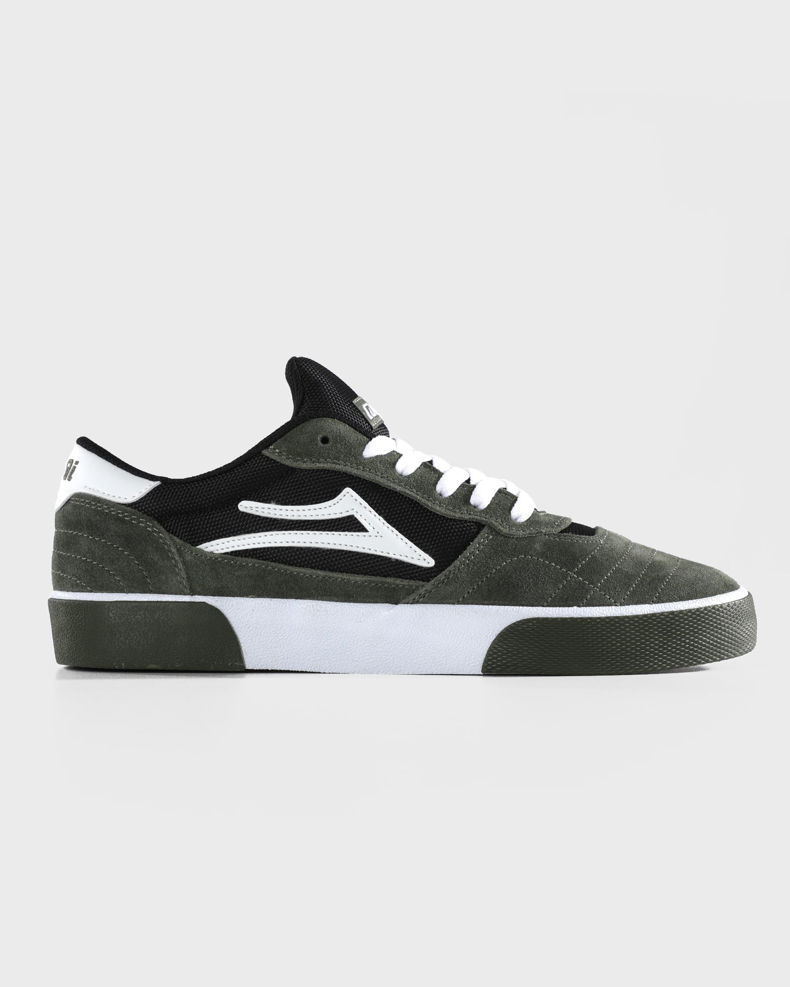 lakai-cambridge-skate-schuhe-covert-green-black-white image 1
