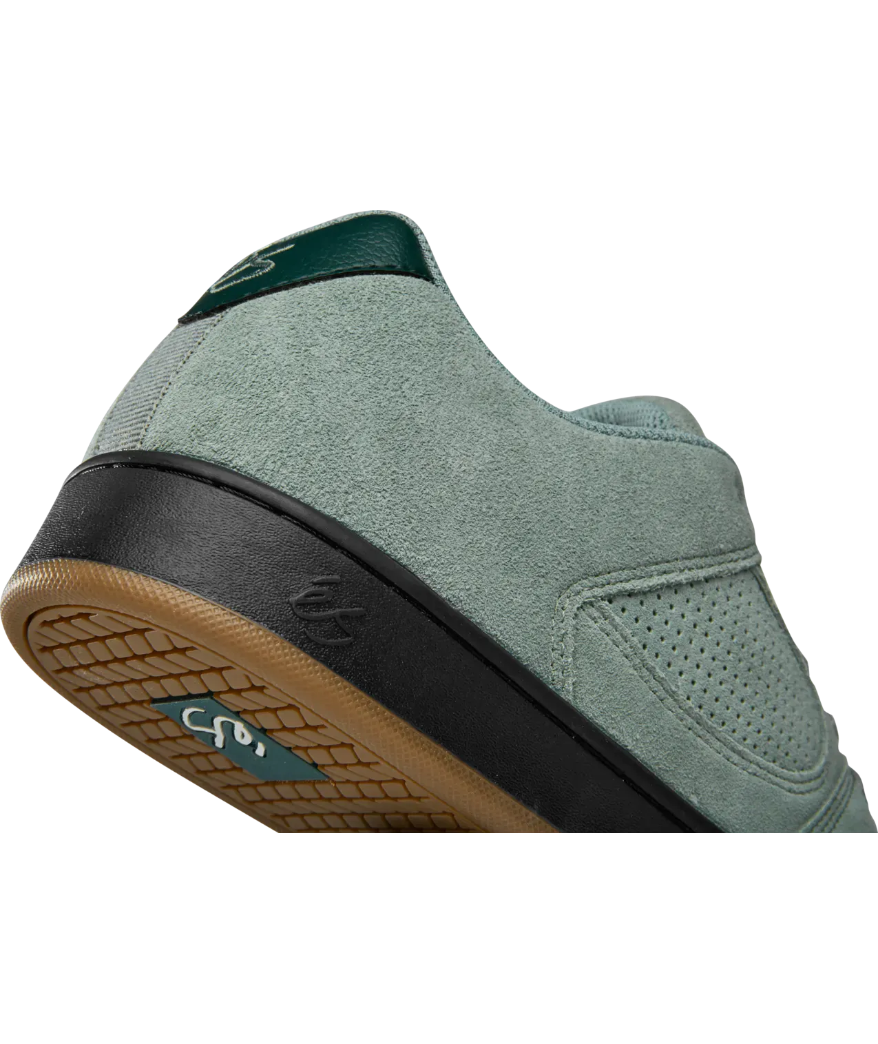 s-accel-slim-skate-schuh-green-black-lowtop image 4