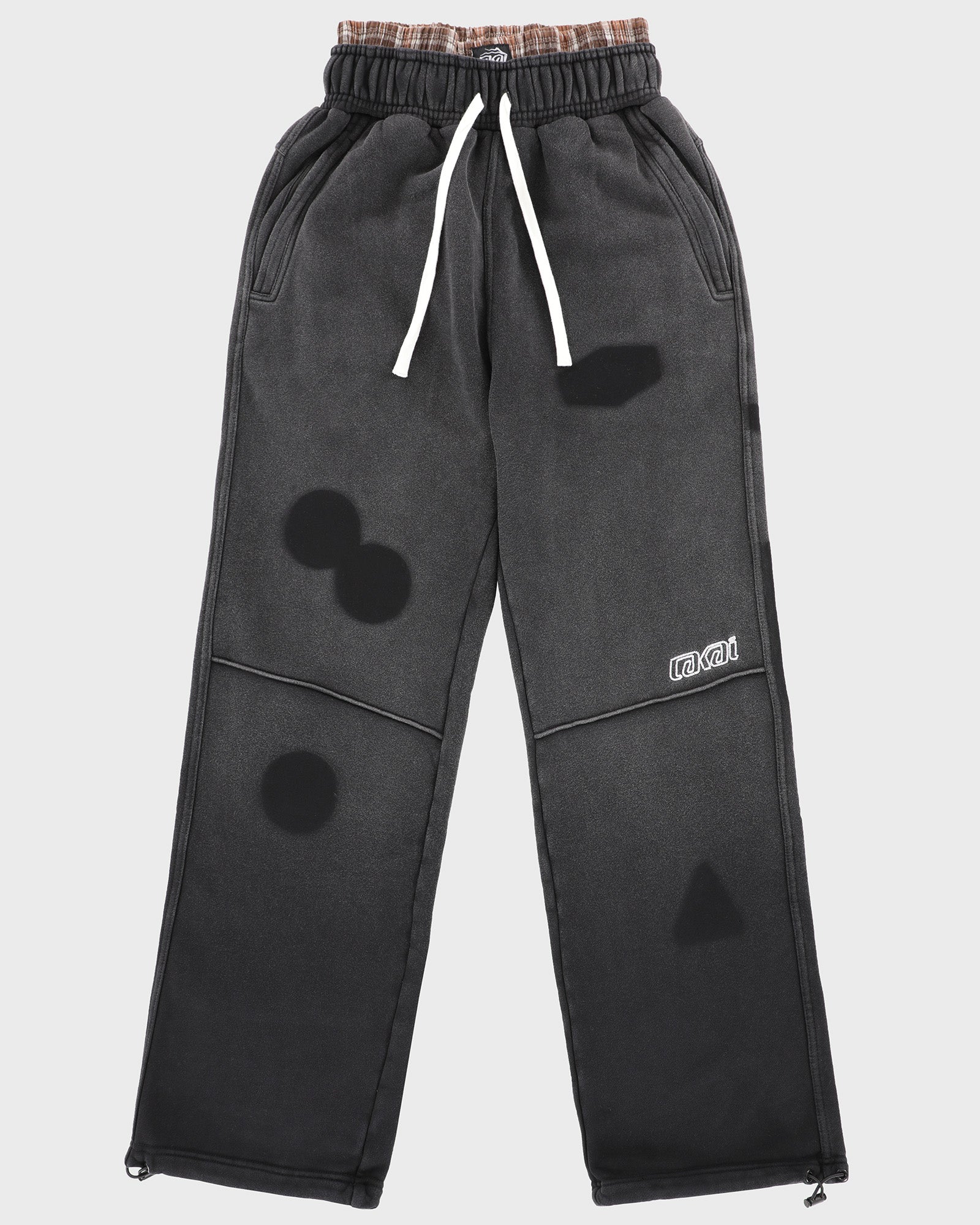 lakai-double-waisted-sunfaded-sweatpants-schwarz image 1