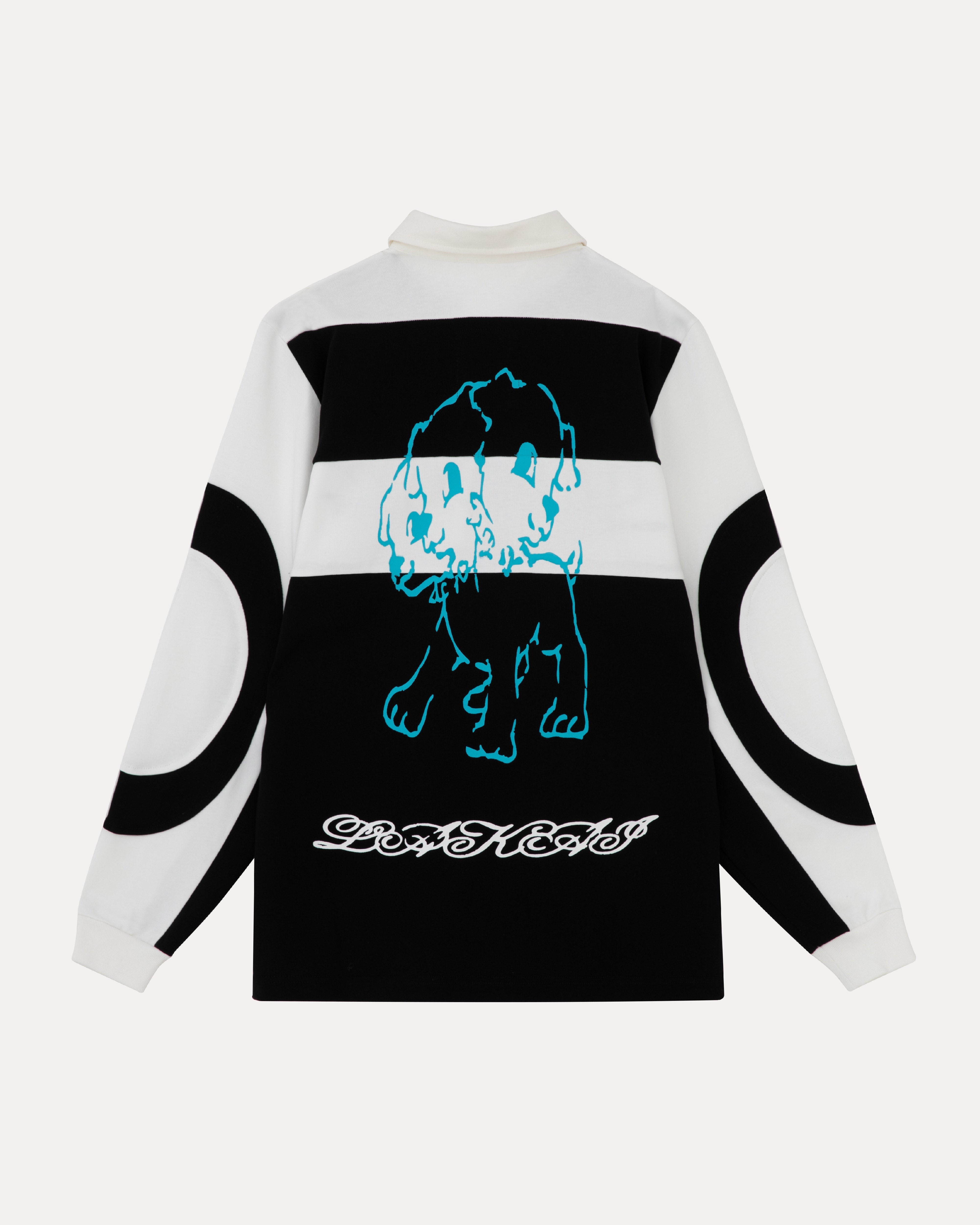 lakai-vintage-rugby-jersey-schwarz-wei image 2