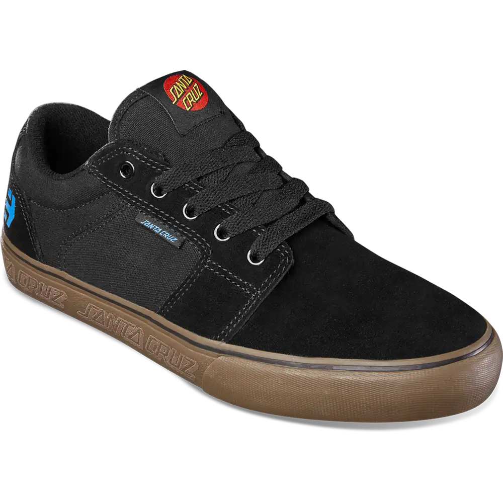 etnies-barge-ls-x-santa-cruz-schwarz-gum-skateschuh image 4