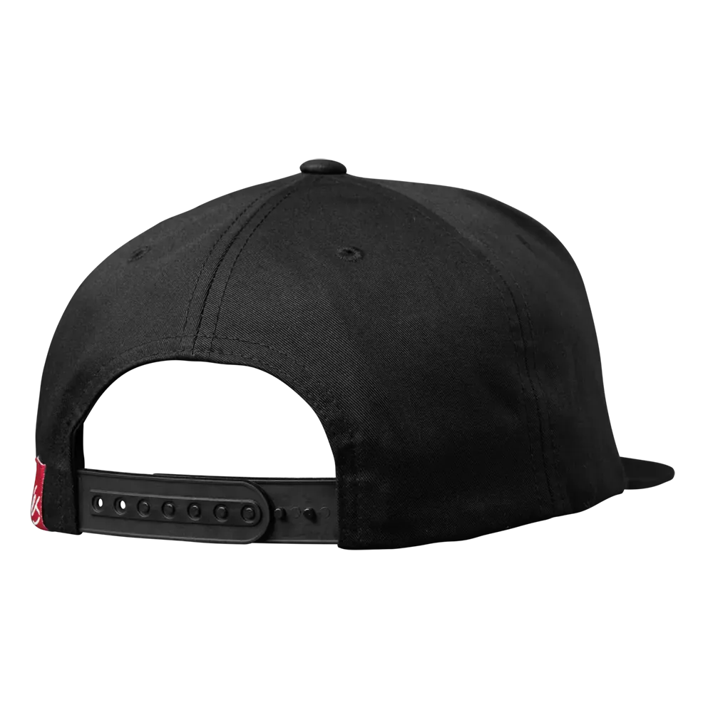 s-script-snapback-cap-schwarz-5-panel image 2