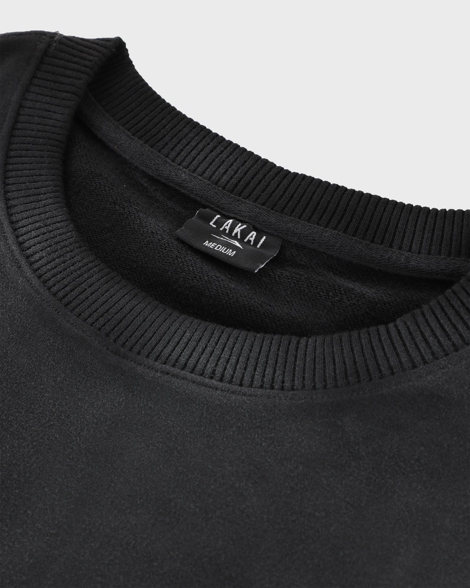 lakai-classic-oversized-sunfaded-crewneck-black image 4