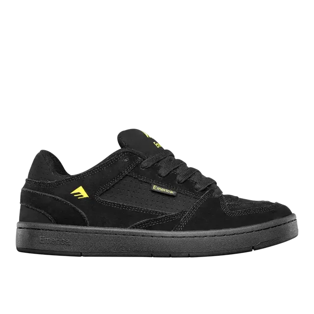 emerica-mute-skate-schuh-black-yellow-black image 1