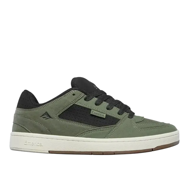 emerica-mute-skate-schuh-black-olive-animal-friendly image 1