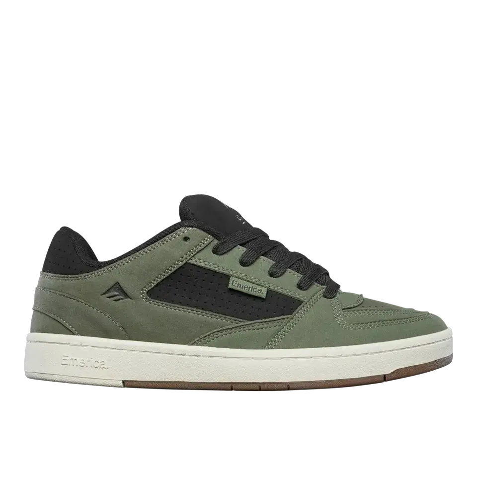 emerica-mute-skate-schuh-black-olive-animal-friendly image 1