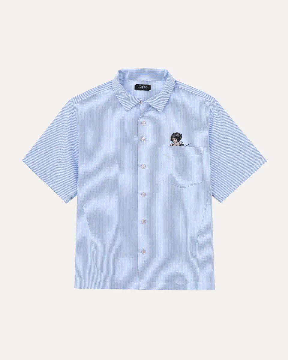 lakai-camp-collar-button-up-hemd-white-blue-stripe image 1
