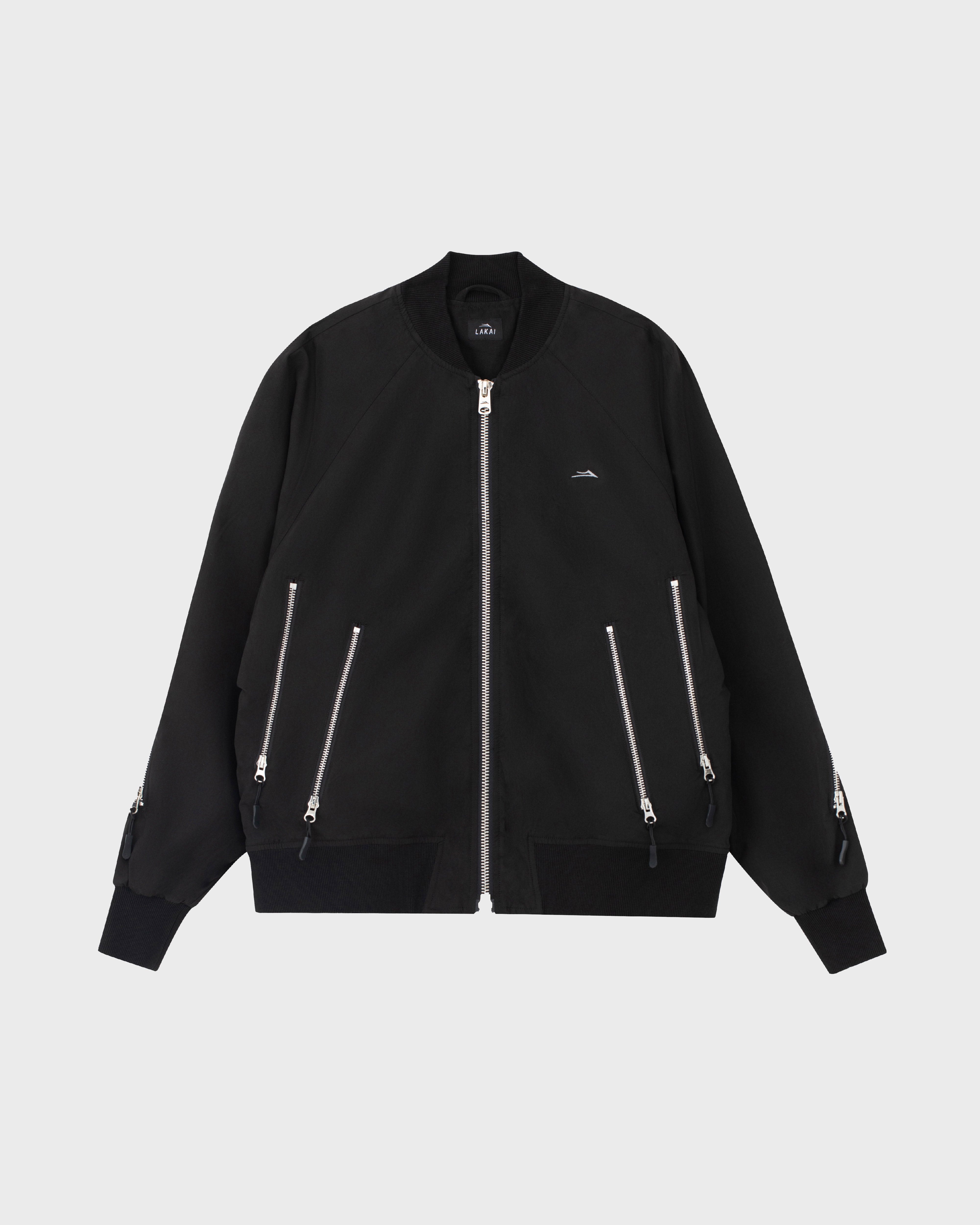lakai-slashed-zip-bomberjacke-schwarz image 1