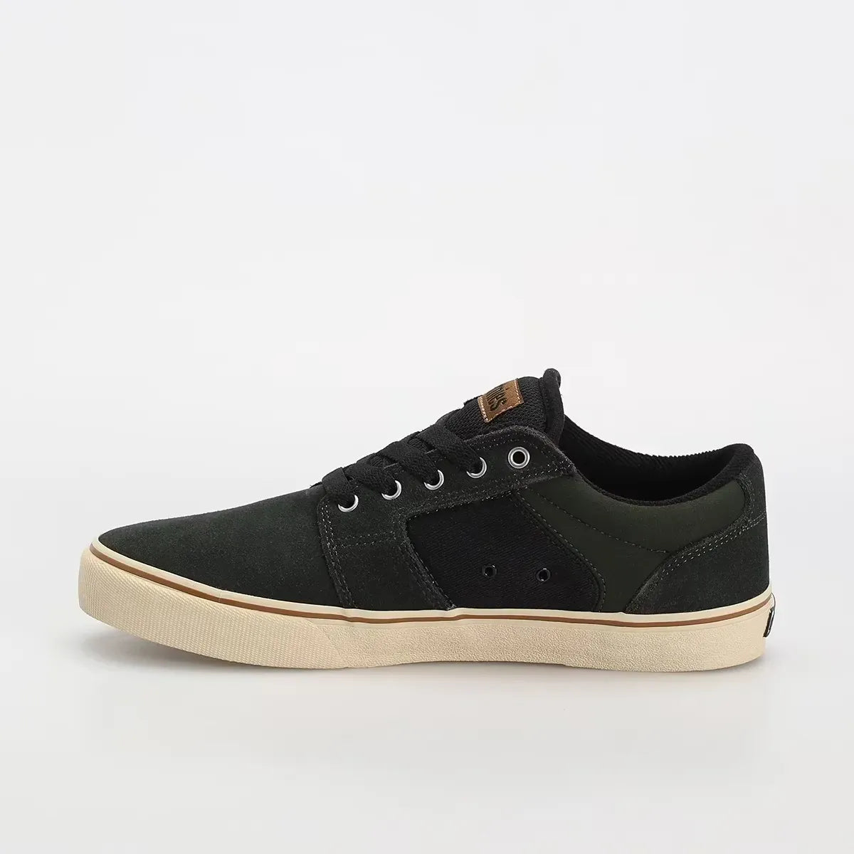 etnies-barge-ls-skate-schuh-low-top-green-black image 3