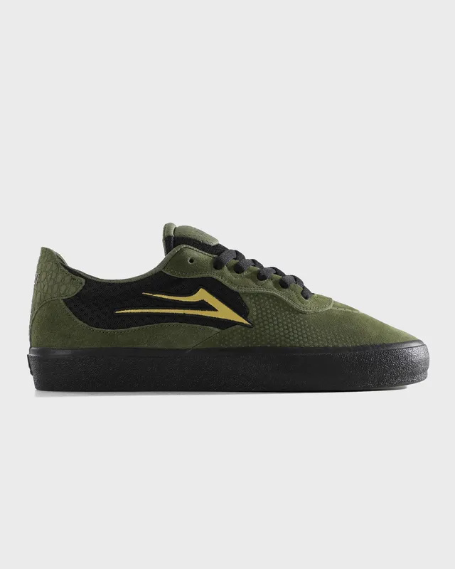 lakai-essex-skate-schuh-black-gator-gold image 1