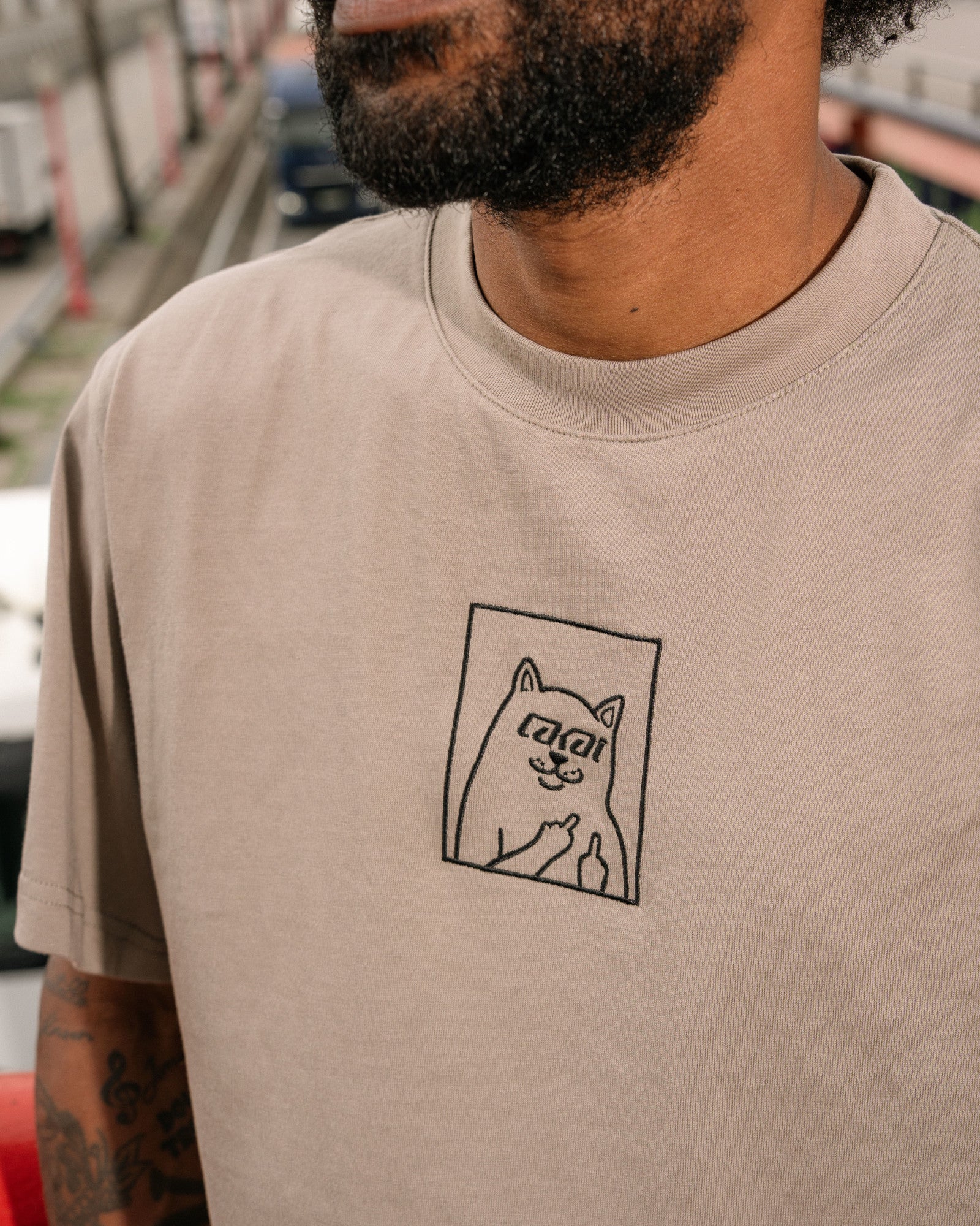 lakai-x-ripndip-lord-nerm-t-shirt-grau image 4